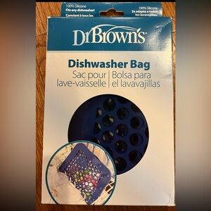 Nib Dr. Browns silicone Blue Dishwasher Bag